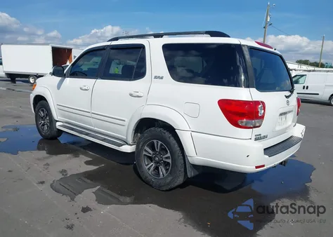 2005 Toyota Sequoia Sr5 V8 z USA, uszkodzony, nr VIN 5TDZT34A85S255986